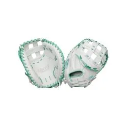 Rawlings Liberty Advanced Color Series 34" Fastpitch Catcher's Mitt - White/Mint