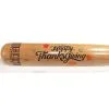 Sale ★ Custom Engraved & Hand Painted Happy Thanksgiving Trophy Bat